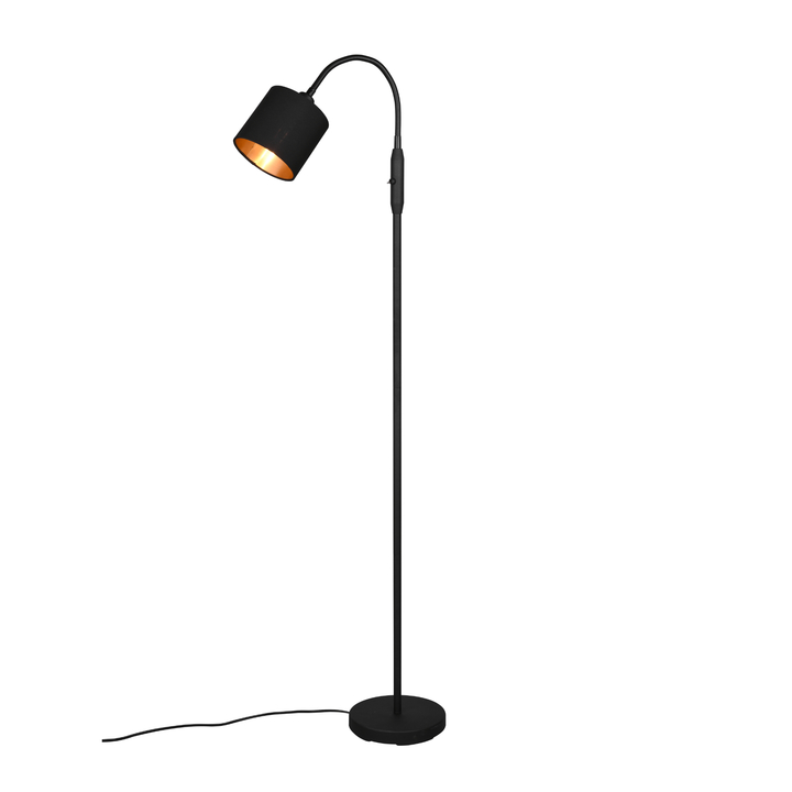 Stojacia lampa TOMMY čierna/kov 1