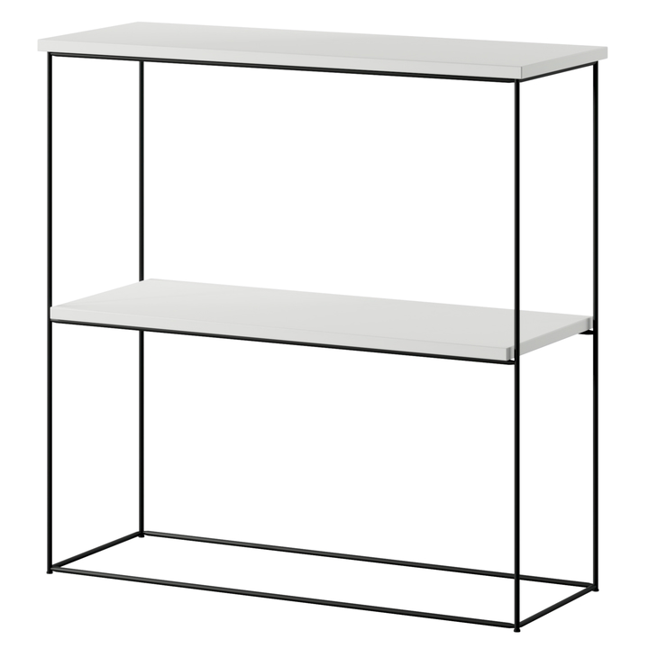 Konzolový stolík TONI čierna/biela, šírka 80 cm 1