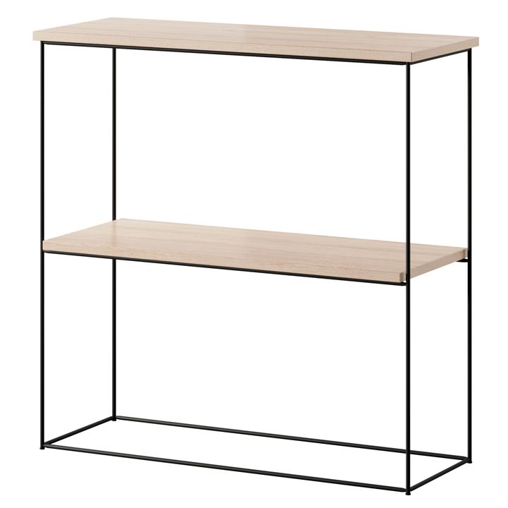 Konzolový stolík TONI čierna/dub sonoma, šírka 80 cm 1