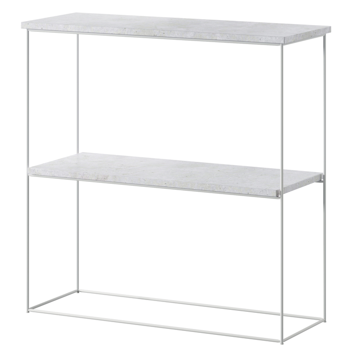 Konzolový stolík TONI biela/betón, šírka 80 cm 1