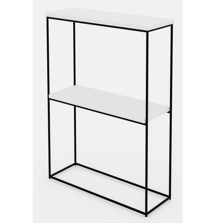 Konzolový stolík TONI čierna/biela, šírka 60 cm 1