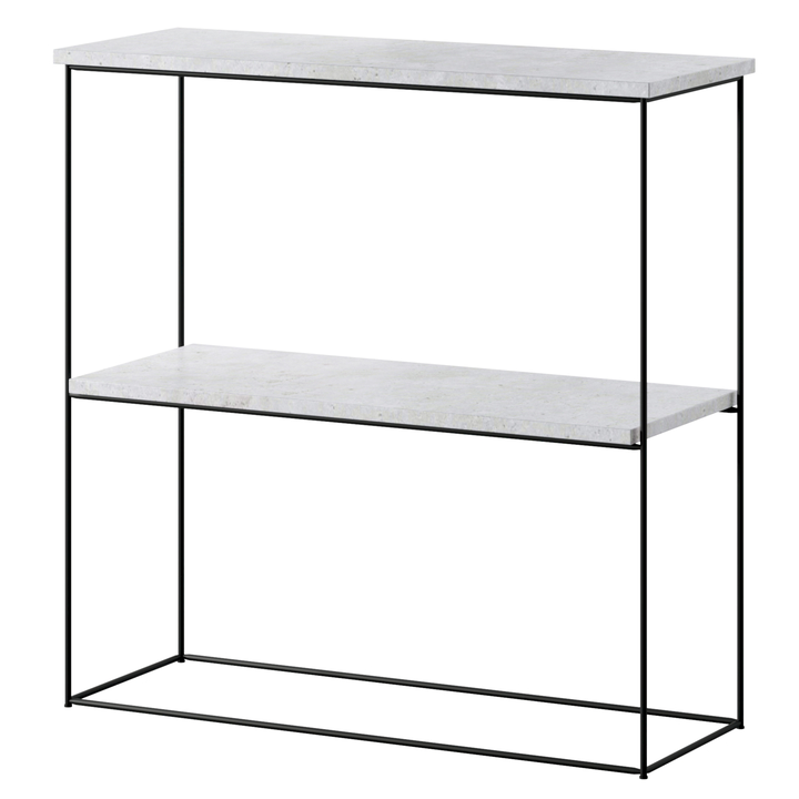 Konzolový stolík TONI čierna/betón, šírka 80 cm 1