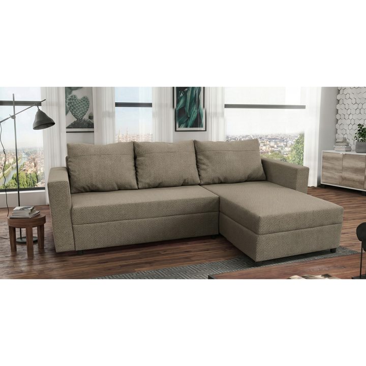 Sedací souprava TOP-L MAKALU hnedosivá 1