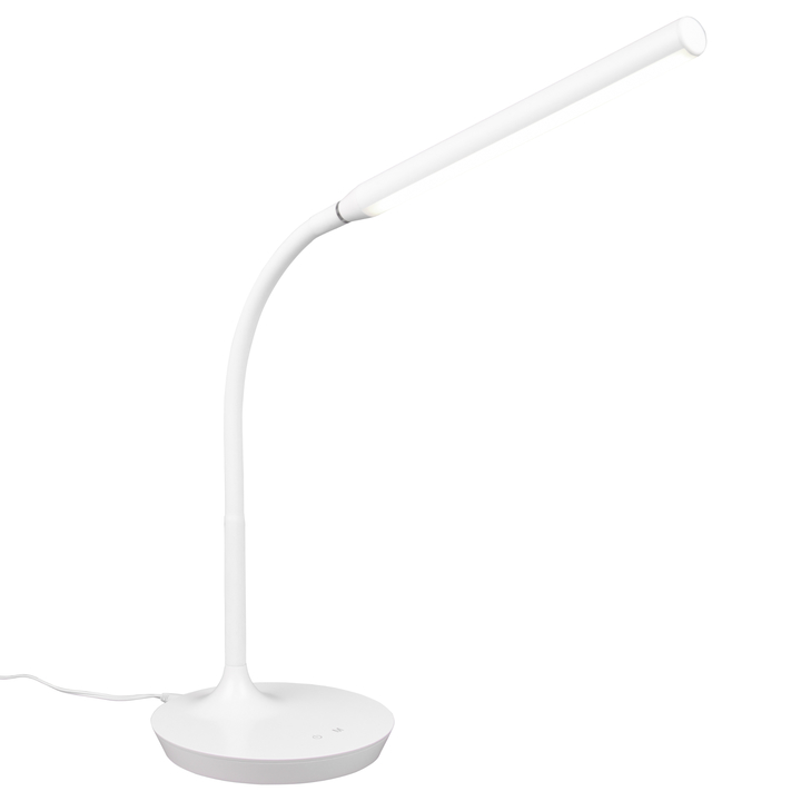 Stolná LED lampa TORO biela 1