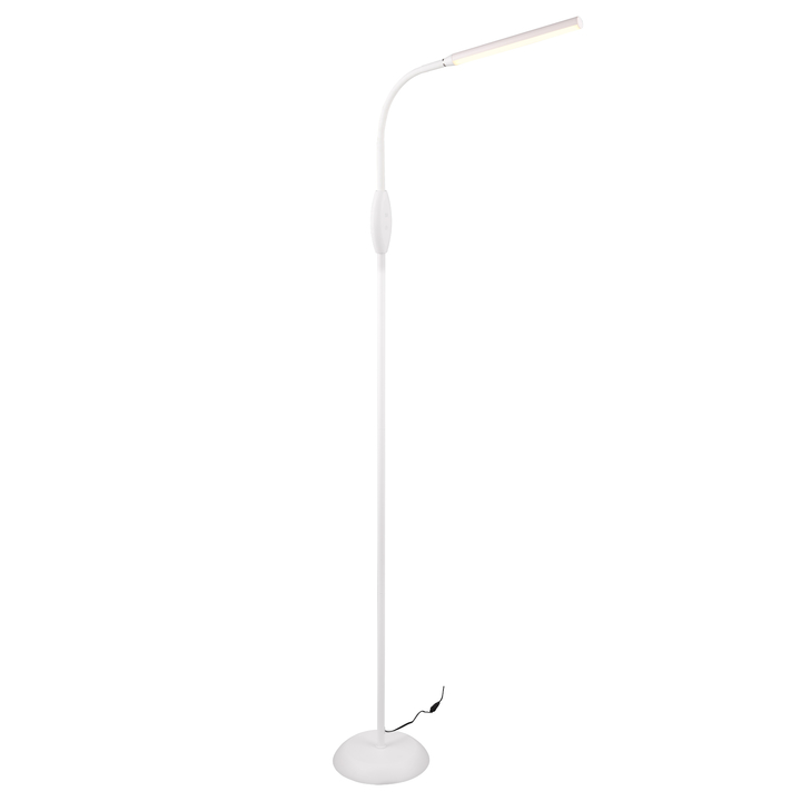 Stojacia LED lampa TORO biela 1