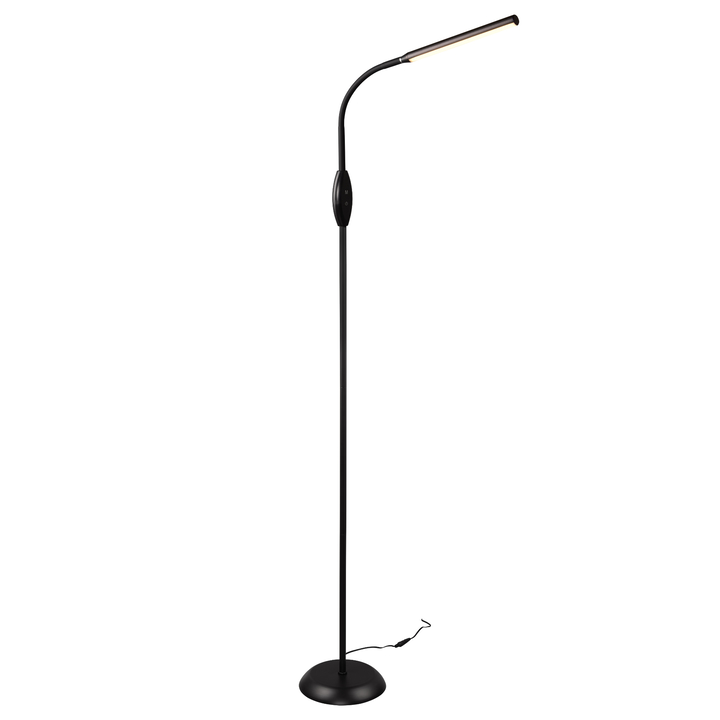 Stojacia LED lampa TORO čierna 1