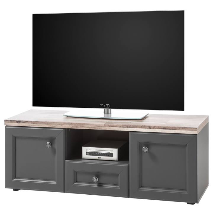 TV stolík TOSKANA 5 timber wood/sivá 1