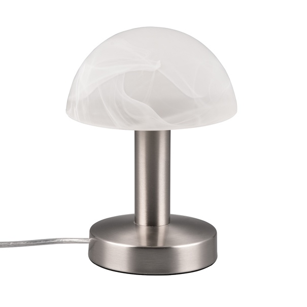 Stolná lampa TOUCH ME 4 biela/strieborná 1