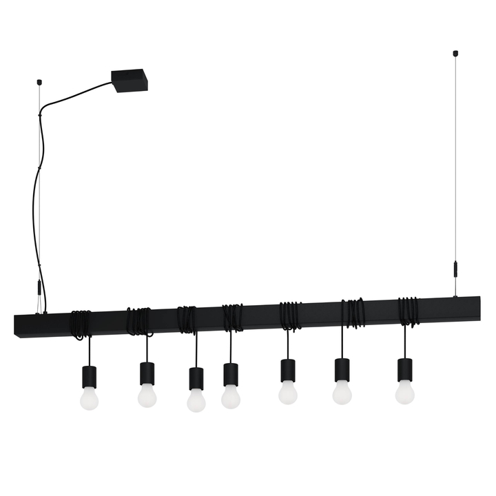 Závesné svietidlo TOWNSHEND-B čierna, šírka 150 cm 1
