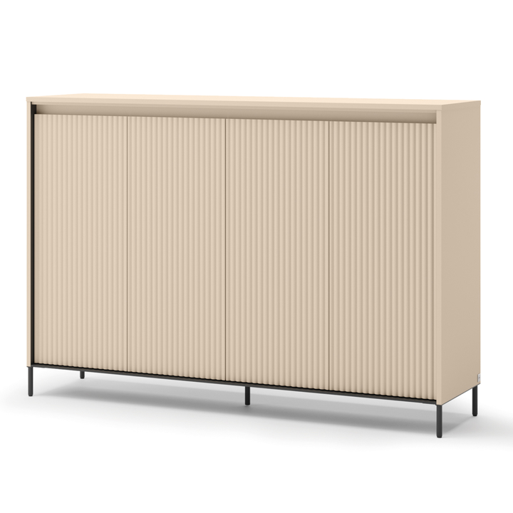 Komoda TREND 2 piesková/čierna 1