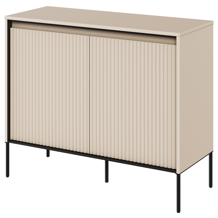 Komoda TREND TR-02 béžová/čierna 1