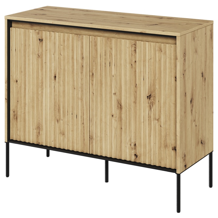 Komoda TREND TR-02 dub artisan/čierna 1