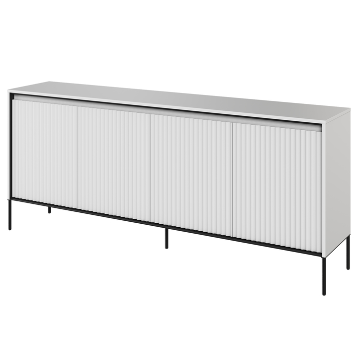 Komoda TREND TR-04 biela/čierna 1