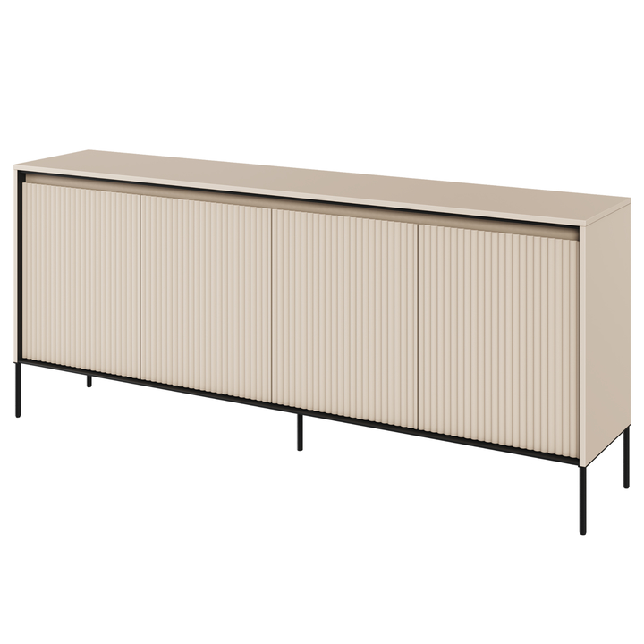 Komoda TREND TR-04 béžová/čierna 1