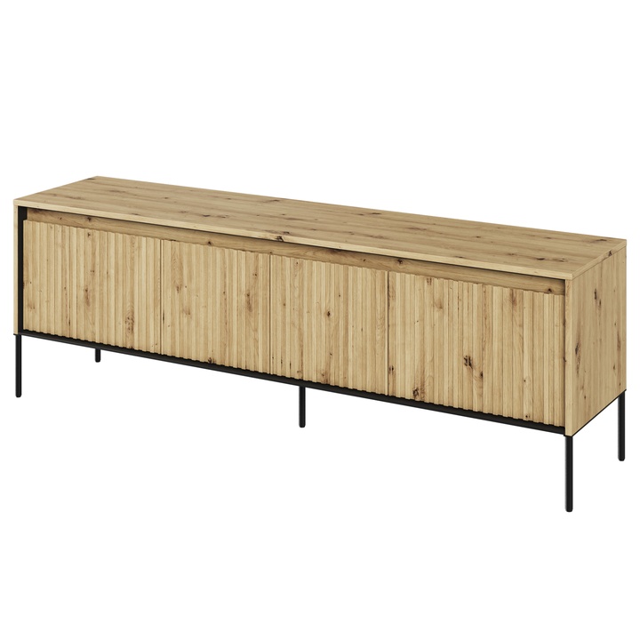 TV komoda TREND TR-05 dub artisan/čierna 1