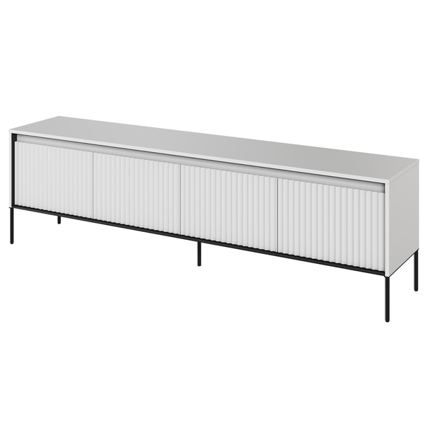 TV komoda TREND TR-06 biela/čierna 1