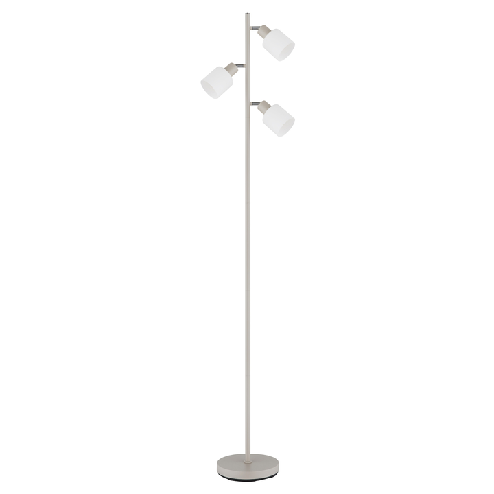 Stojacia lampa TRENT piesková/biela 1