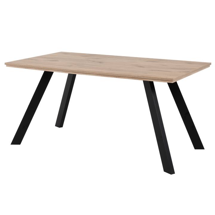Jedálenský stôl TRIPOLI dub artisan/čierna 1