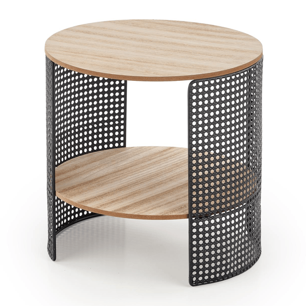 Konferenčný stolík TROFACO prírodná/čierna 1