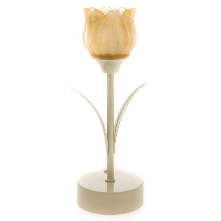 Stolná lampa TULIPÁN zelená/žltá 1
