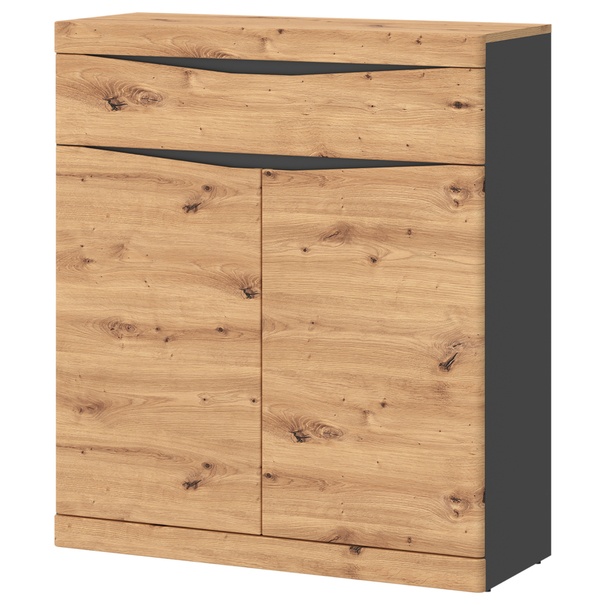 Komoda TURINO dub artisan/antracitová 1