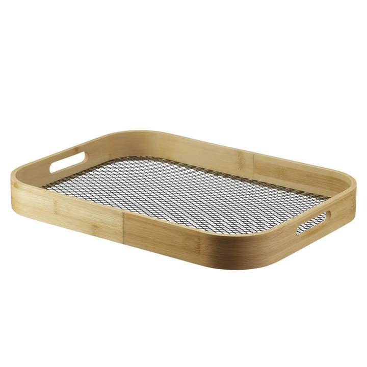 Servírovací podnos TURNER bambus/čierna, šírka 46 cm 1