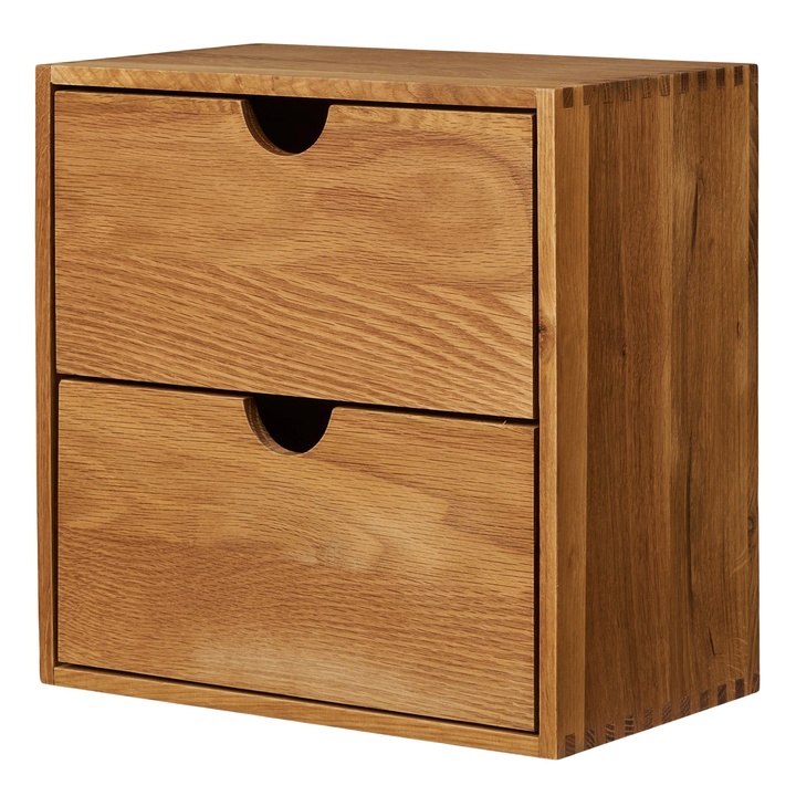 Nástenný regál TUWNSVALLI VI dub 1