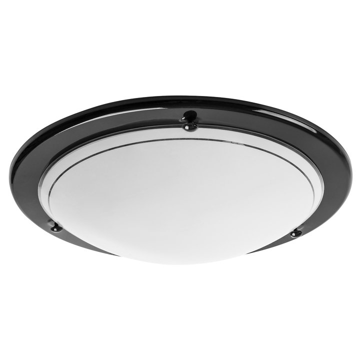 Stropné svietidlo UFO čierna/biela, priemer 38 cm 1