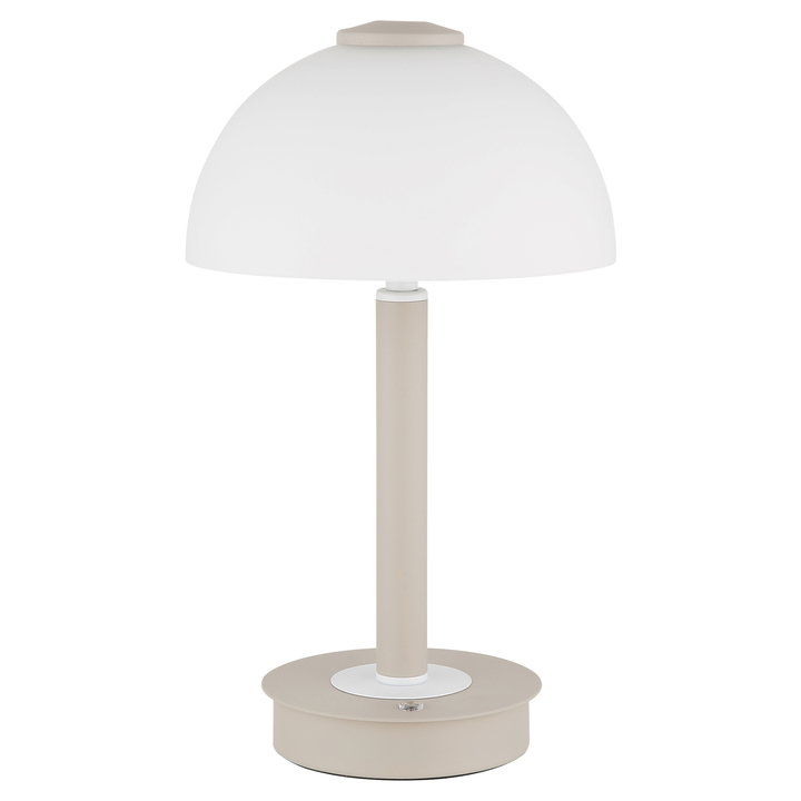 Stolná lampa ULDIN piesková/biela 1