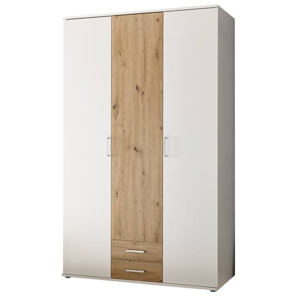 Šatníková skriňa UMIA biela/dub artisan 1