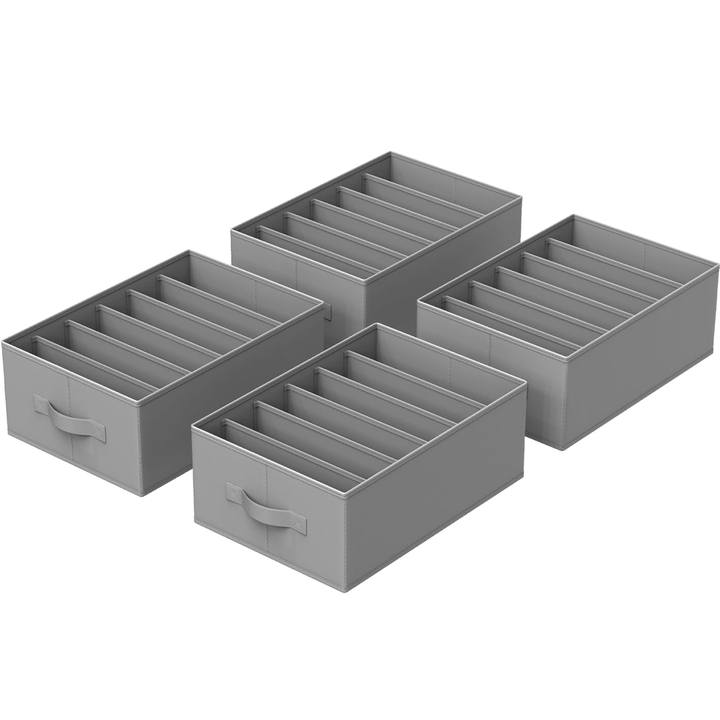 Súprava 4 kusov organizérov UNDERWEAR 3 sivá 1