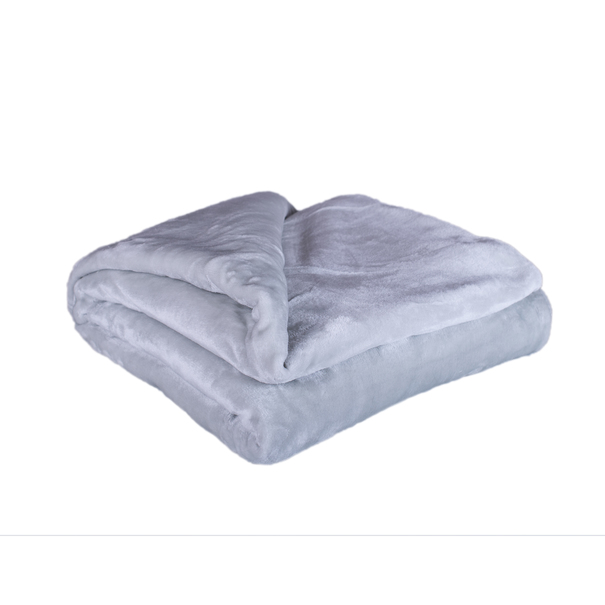 XXL Deka UNICOLOR strieborná, 200x220 cm 1