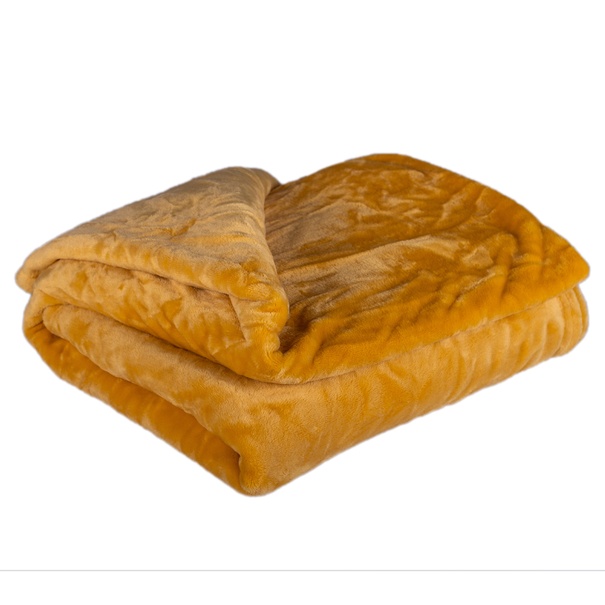 XXL Deka UNICOLOR horčicová, 200x220 cm 1