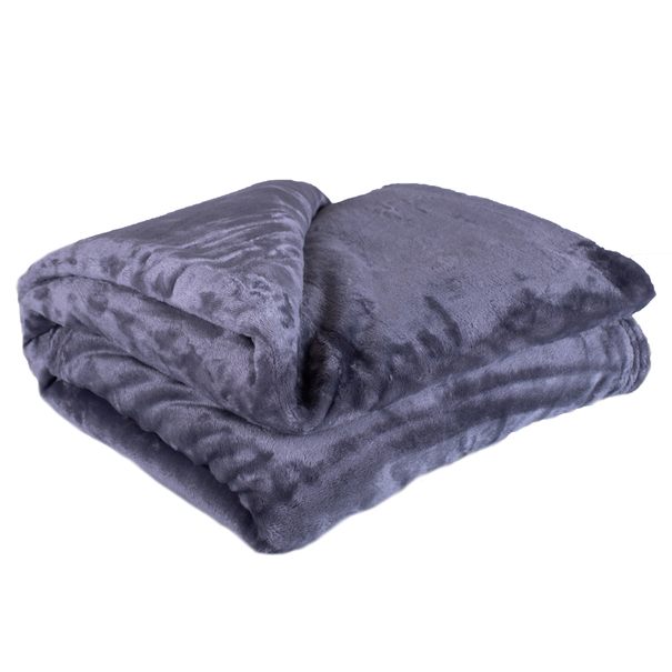 XXL Deka UNICOLOR tmavosivá, 200x220 cm 1