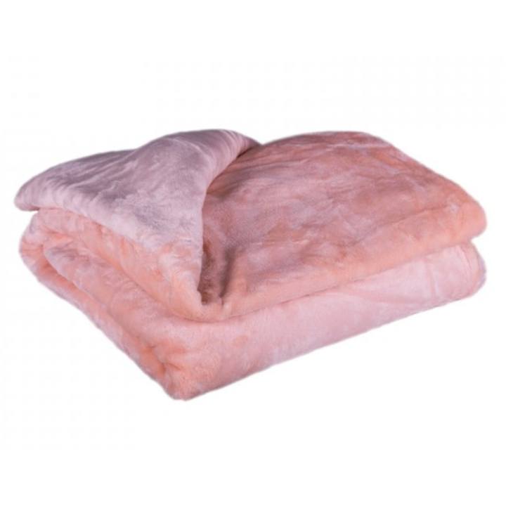 XXL Deka UNICOLOR lososová 1