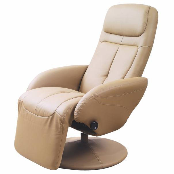 Relaxačné kreslo UPTAMO béžová 1