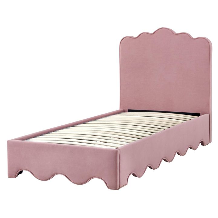 Posteľ s roštom URSU ružová, 90x200 cm 1
