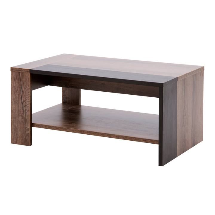 Konferenčný stolík  VALENTIN dub/čierny dub 1