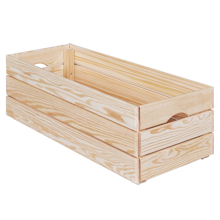 Drevený box VALLONI L prírodná 1