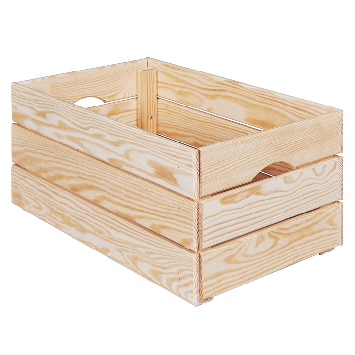 Drevený box VALLONI M prírodná 1