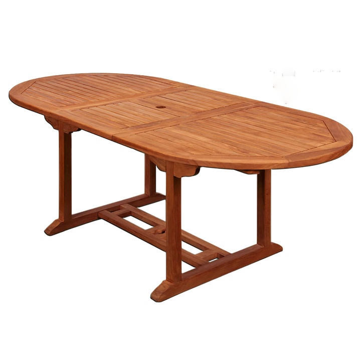 Záhradný stôl VANNAMO hnedá 1