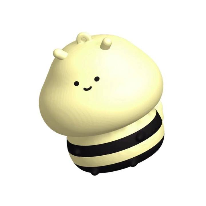 Svietiaci prívesok VČIELKA čierna/žltá 1