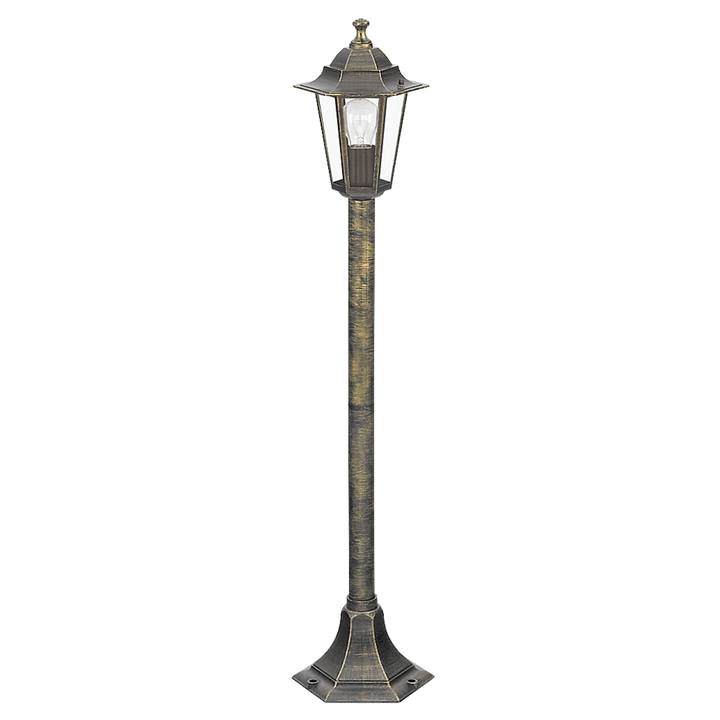 Vonkajšia stojaca lampa VELENCE antická zlatá 1