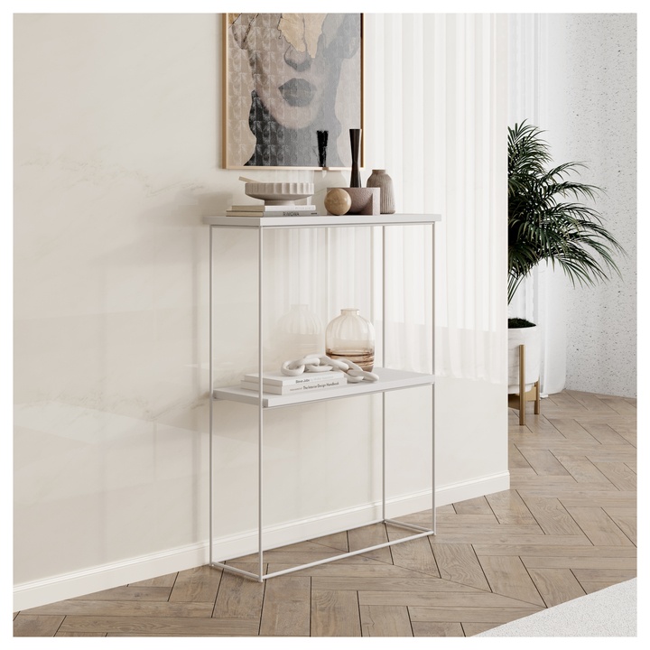 Konzolový stolík VELO biela 1