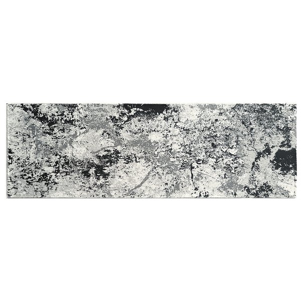 Koberec VELVET 1 strieborná/sivá, 66x200 cm 1