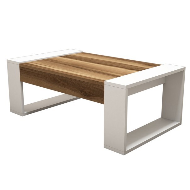 Konferenčný stolík VENÜS orech/biela 1