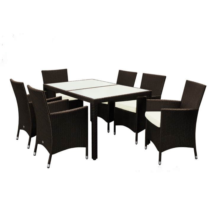 Záhradná zostava VERONA 1 hnedá 1