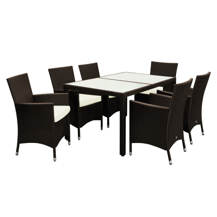 Záhradná zostava VERONA 5 hnedá 1