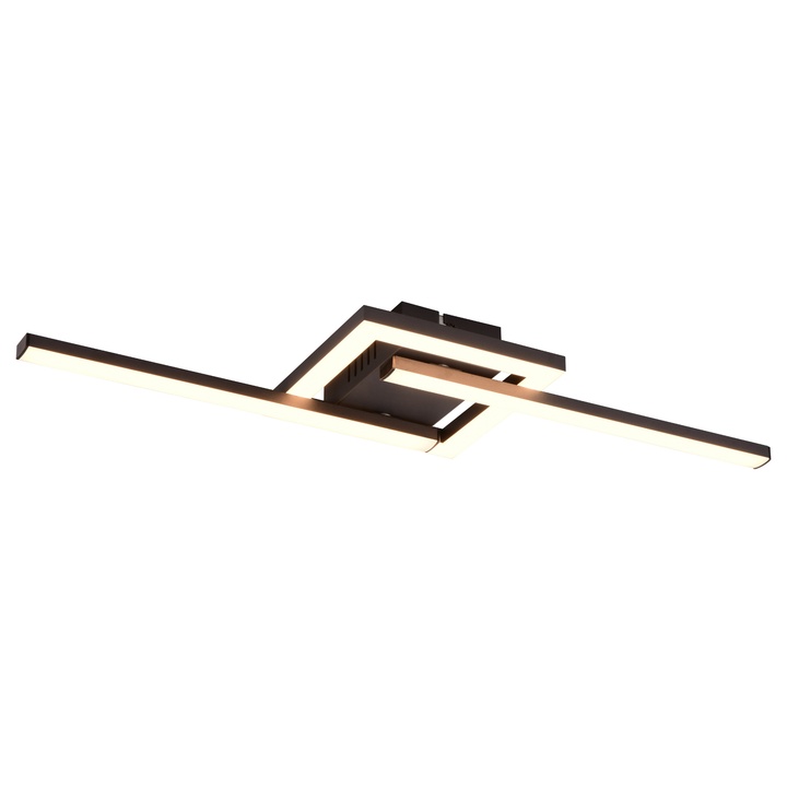 Stropné LED svietidlo VIALE čierna 1