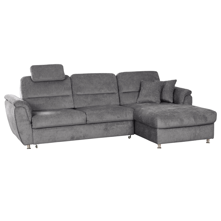 Sedacia súprava VIANA pravá, tmavosivá 1